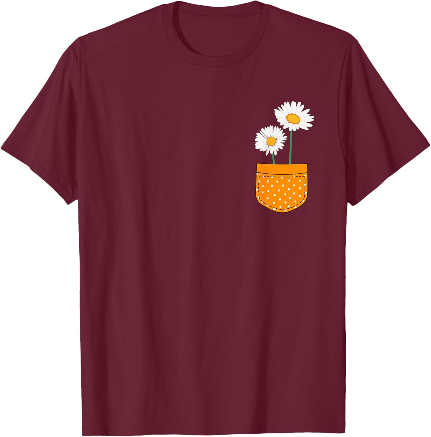 Gänseblümchen Blumenliebhaber Blumenkinder Gänseblume T-Shirt - T-Shirt | Maroon