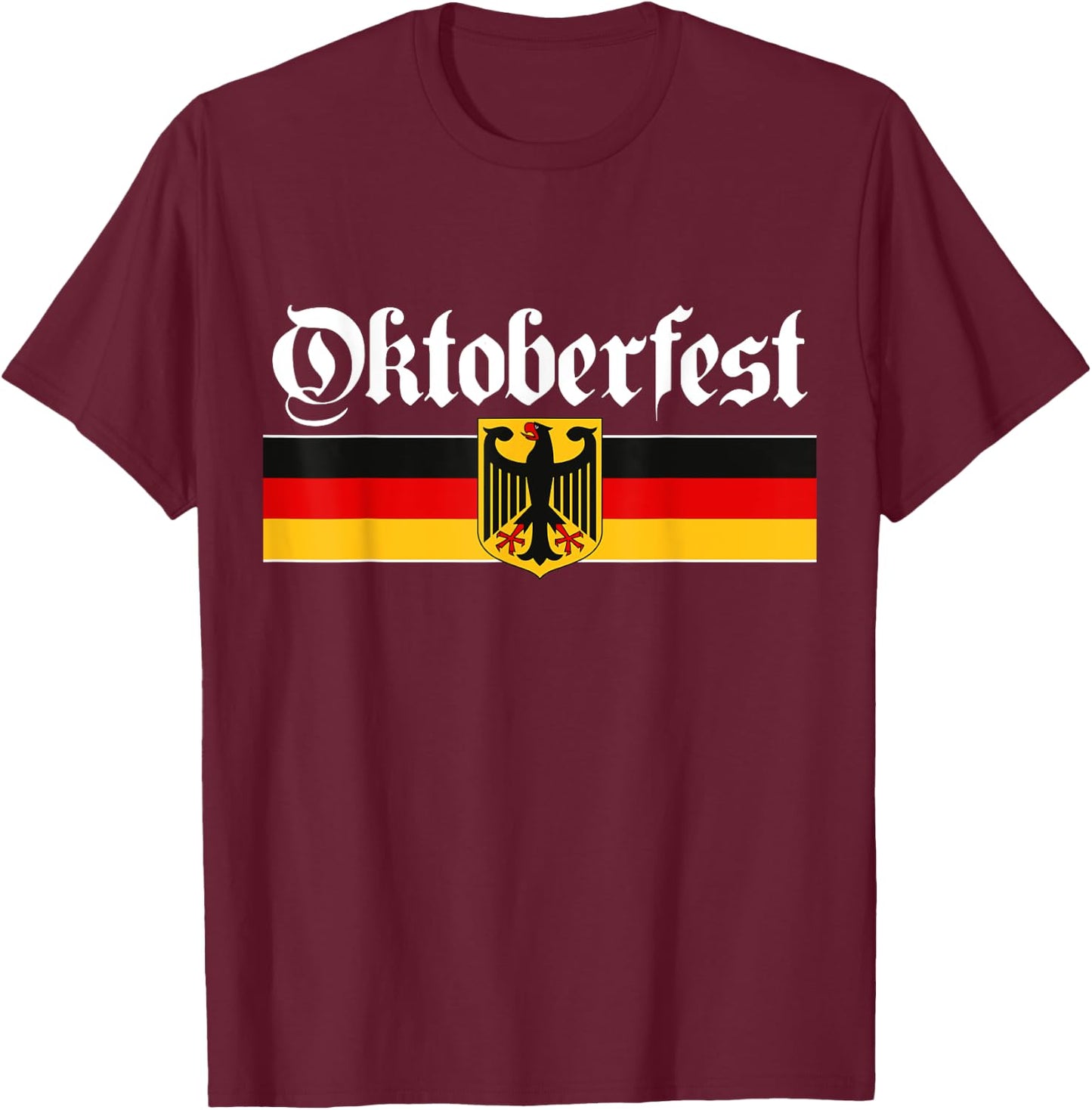 Oktoberfest Funny German Culture Gift: Boys & Graphic T-Shirt - T-Shirt | Maroon