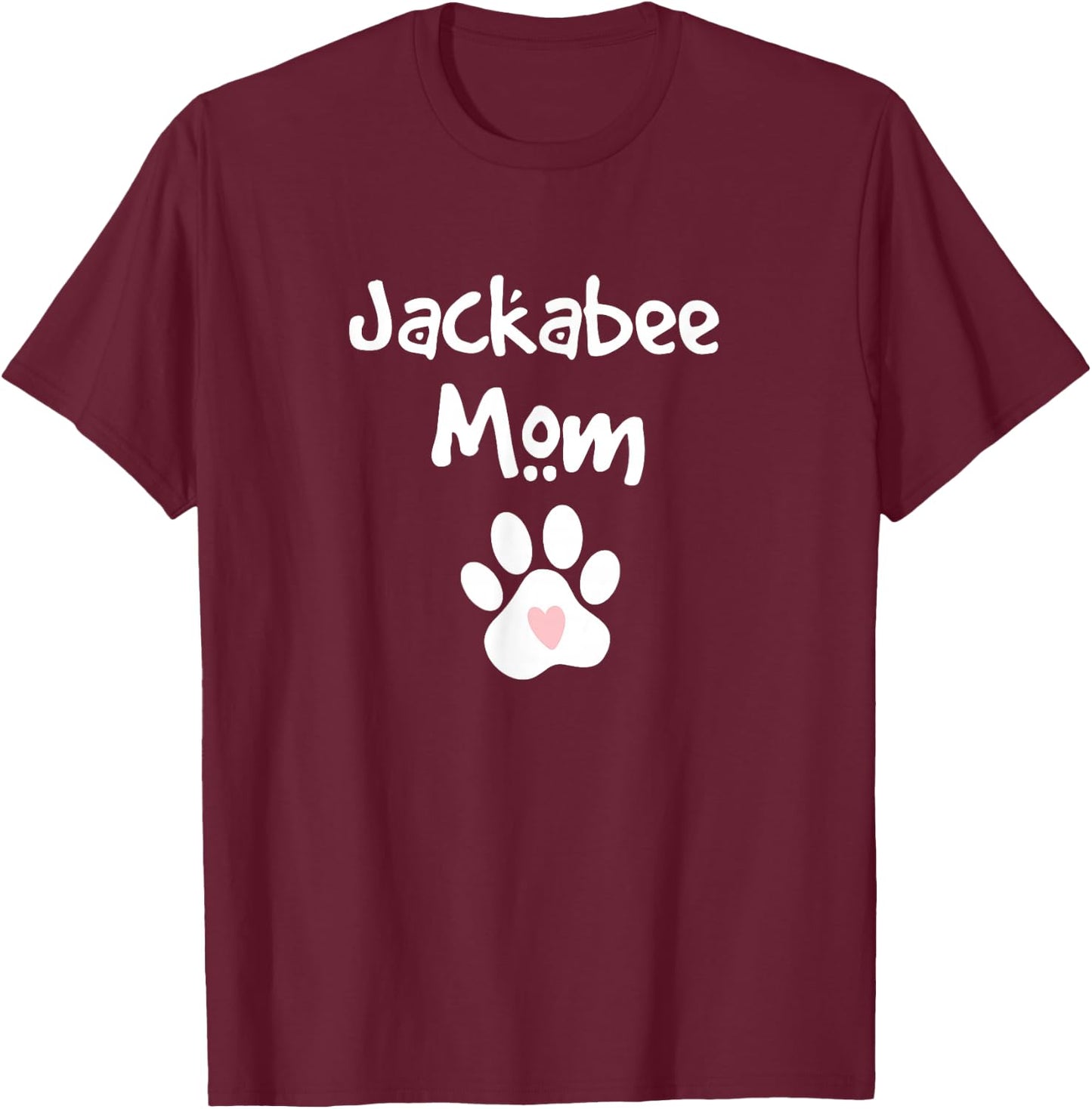 Jackabee Mom Beagle Jack Russell Terrier Mix Breed Dog T-Shirt - T-Shirt | Maroon