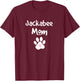 Jackabee Mom Beagle Jack Russell Terrier Mix Breed Dog T-Shirt - T-Shirt | Maroon