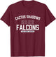 Cactus Shadows Falcons Cave Creek, Arizona 2025 T-Shirt - T-Shirt | Maroon