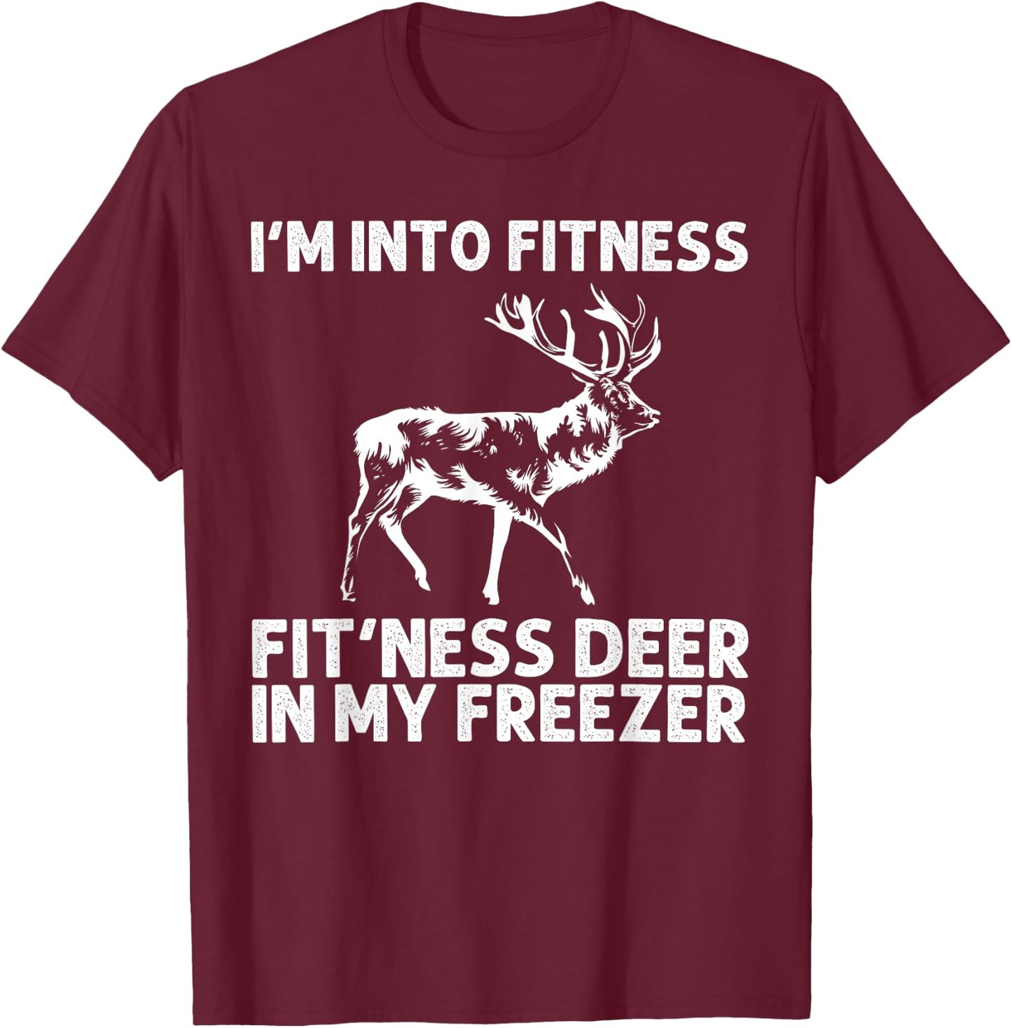 Deer Hunting Art Women Wildlife Hunter Deer Hunting T-Shirt - T-Shirt | Maroon