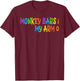 Funny Kids Monkey Bars Arm Injury Gift T-Shirt - T-Shirt | Maroon