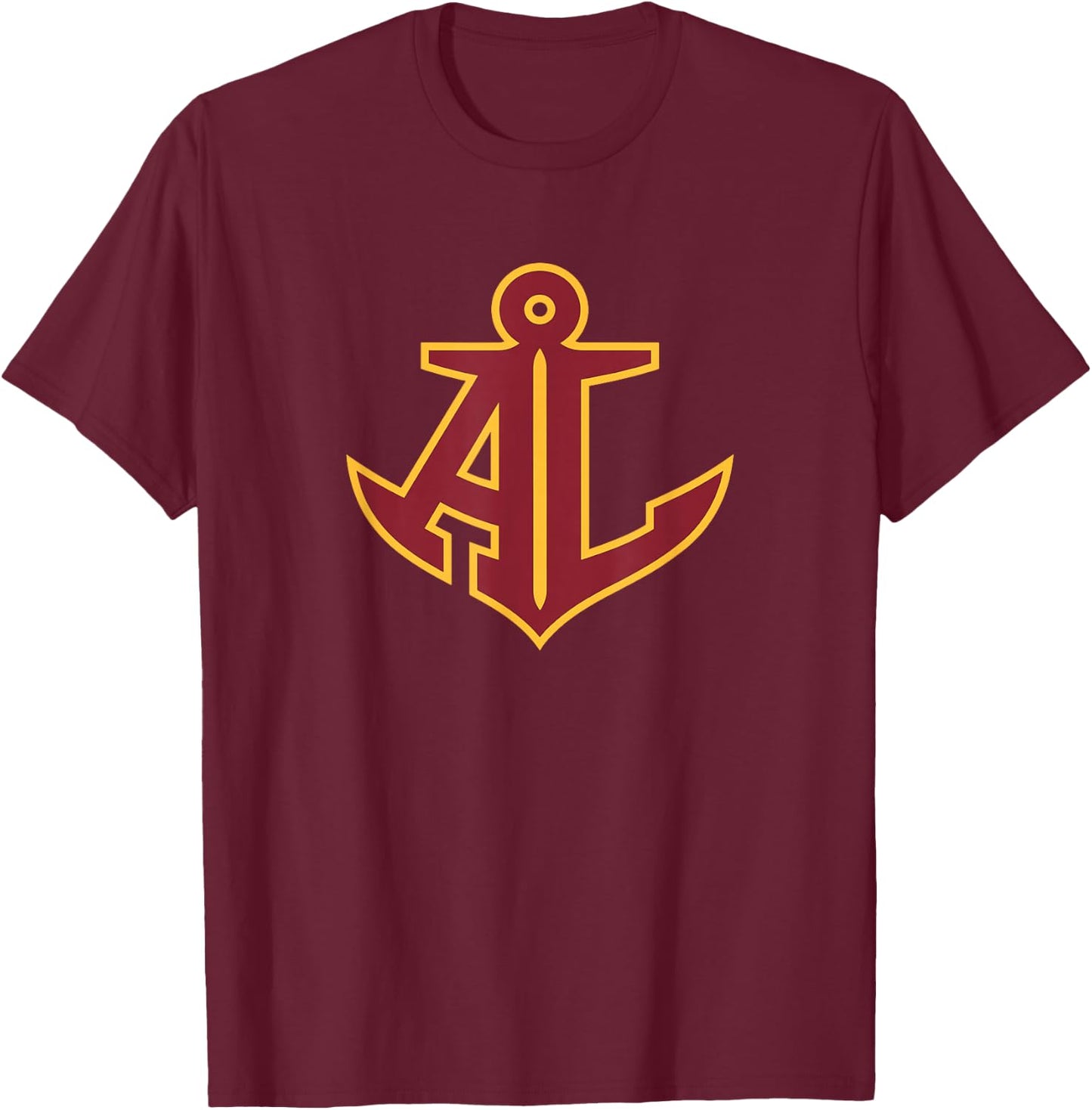 Avon Lake High School Anchor T-Shirt - T-Shirt | Maroon