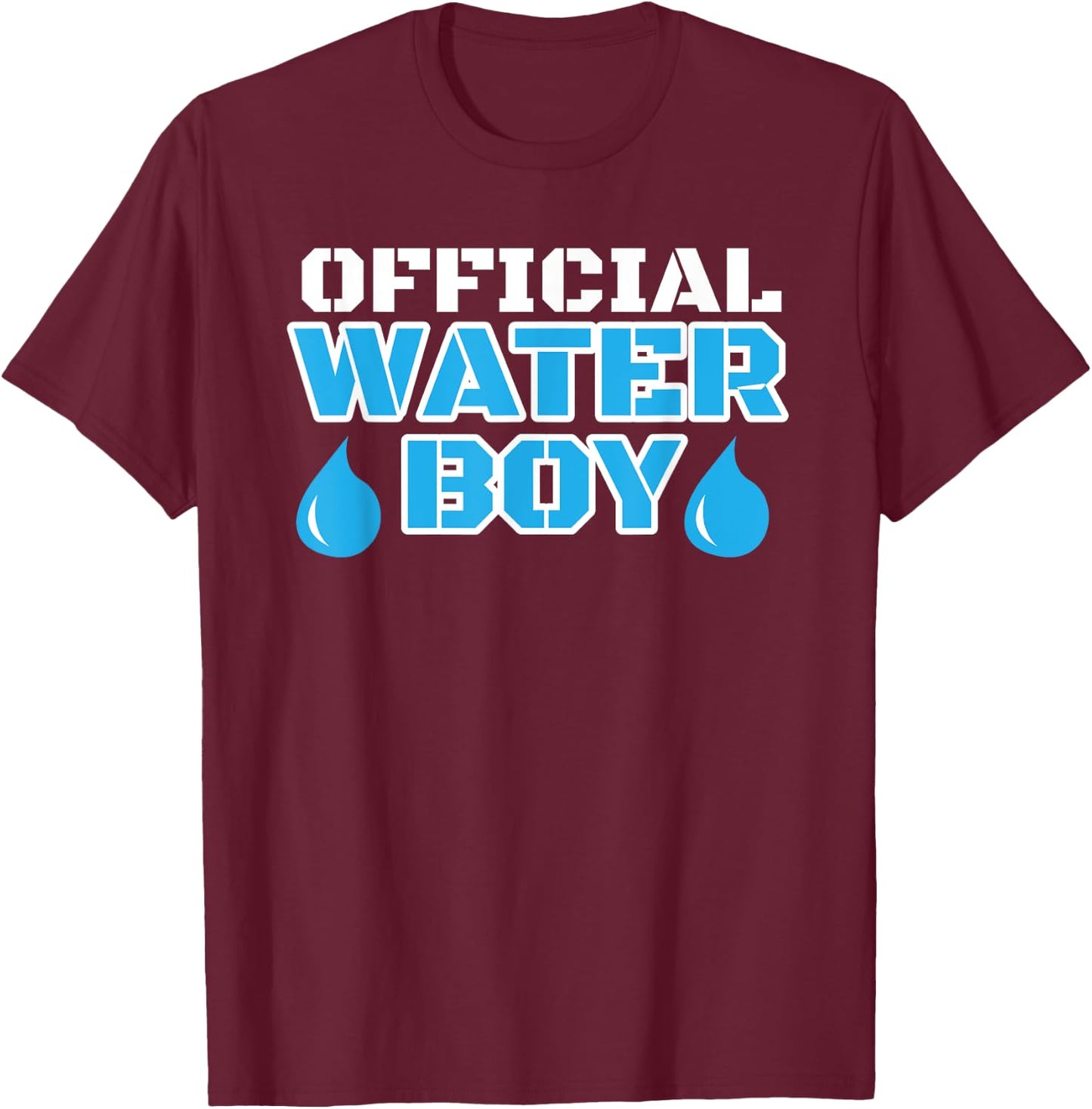Hydration Specialist Waterboy Team Manager T-Shirt - T-Shirt | Maroon
