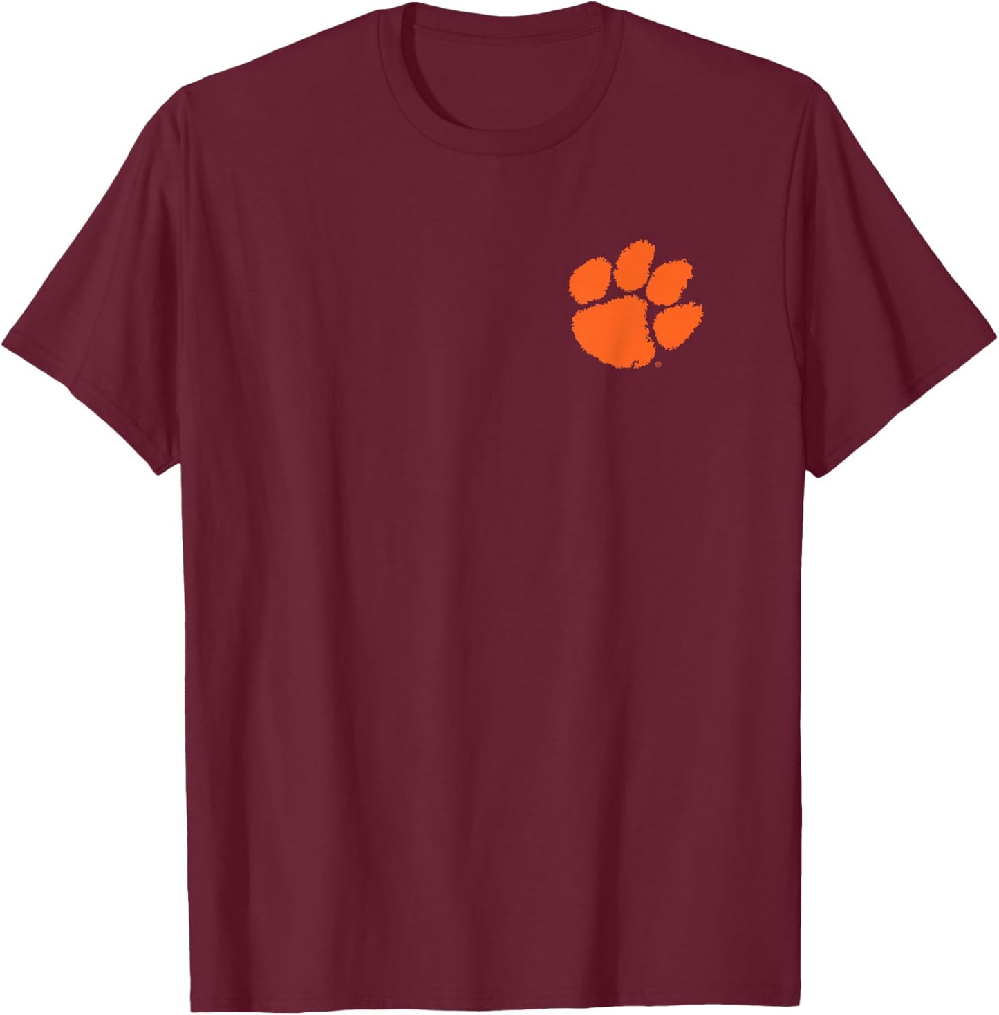 Clemson Tigers Front/Back Death Valley Officially Licensed T-Shirt - T-Shirt | Maroon