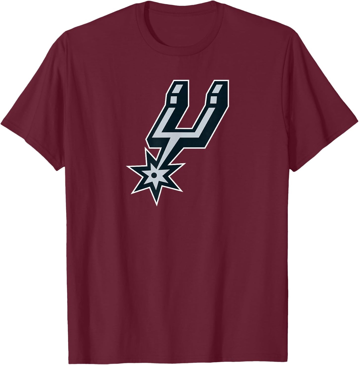 NBA San Antonio Spurs, offizielles Lizenzprodukt T-Shirt - T-Shirt | Maroon