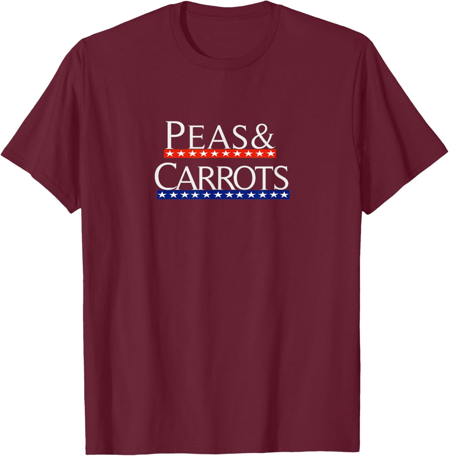 Peas and Carrots T-Shirt - T-Shirt | Maroon