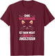 Ohne Katzenhaare Nicht Richtig Angezogen Katzenliebhaber T-Shirt - T-Shirt | Maroon