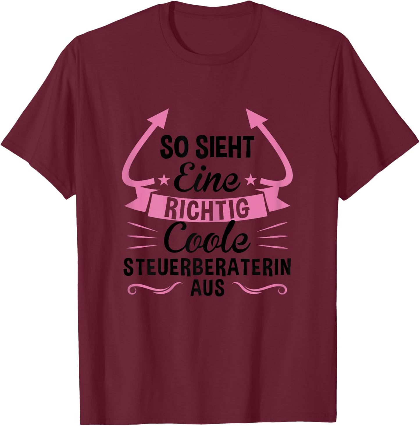 Eine coole Steuerberaterin Steuerberaterin Beruf T-Shirt - T-Shirt | Maroon