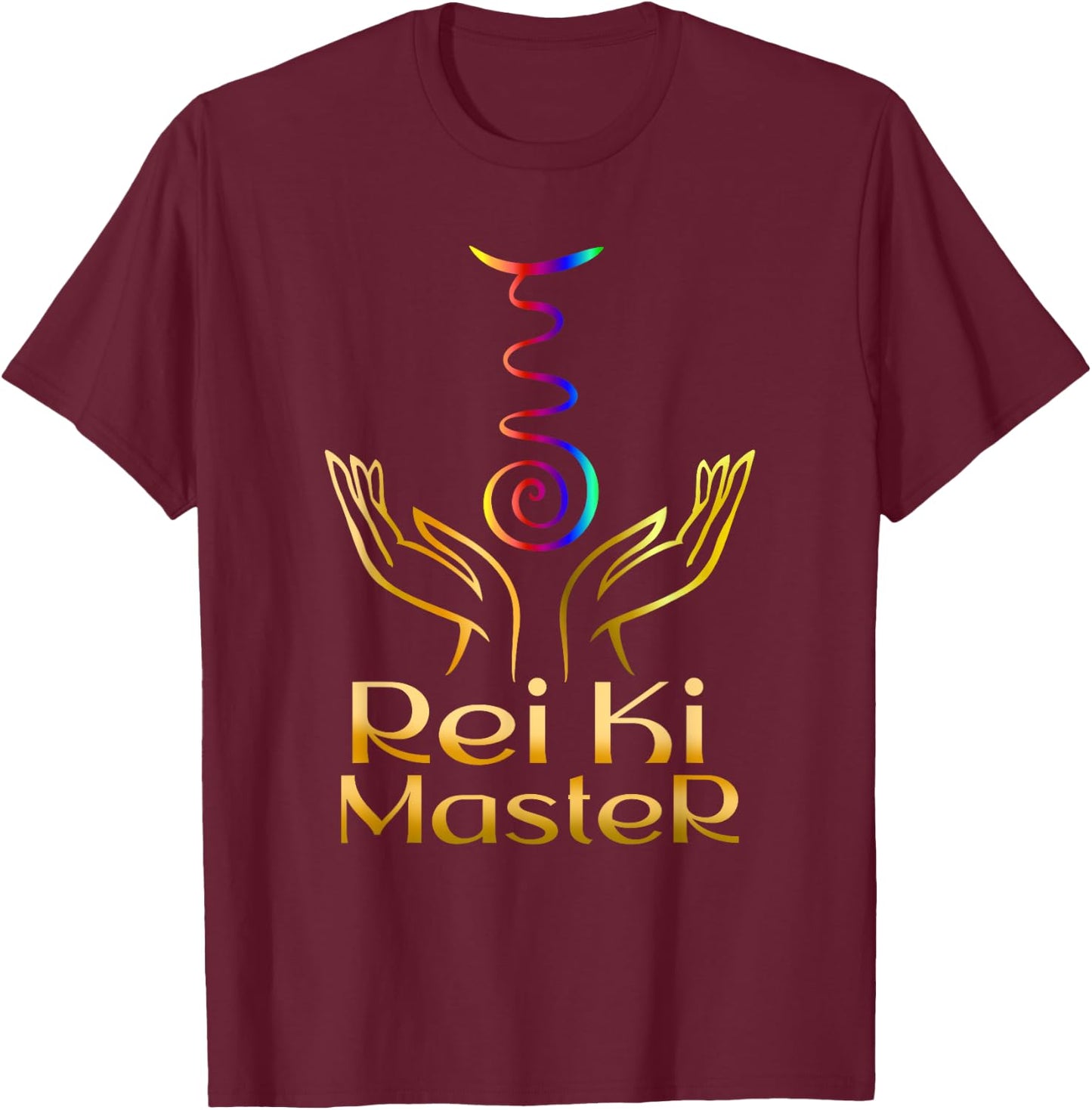 Spiritual Reiki Master T-Shirt - T-Shirt | Maroon