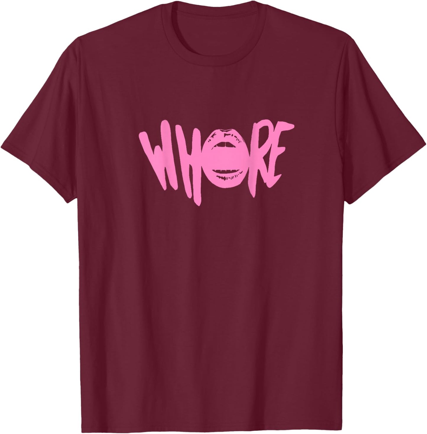 Vintage Women Sexy Adult Funny Funny T-Shirt - T-Shirt | Maroon