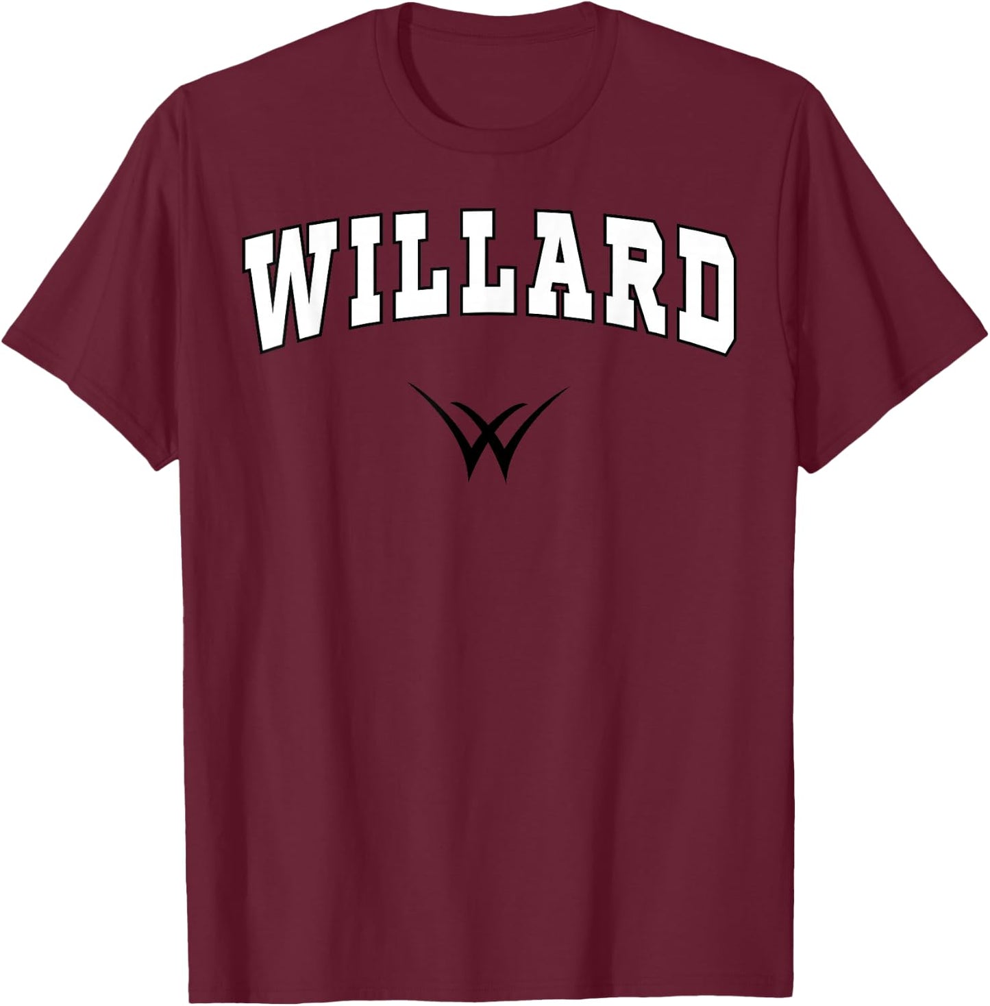 Willard High School Tigers T-Shirt - T-Shirt | Maroon