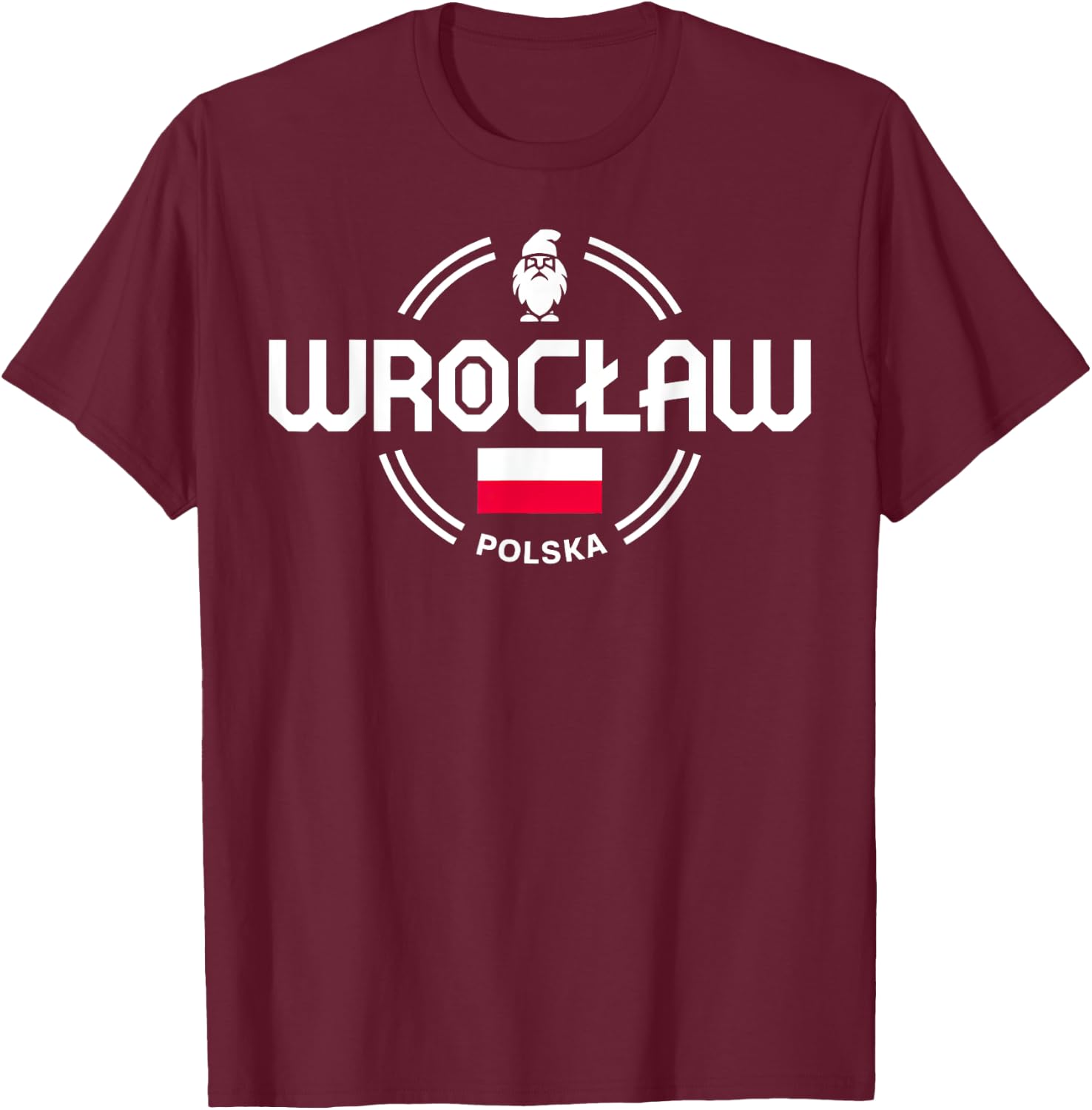 Wroclaw Poland Poland City Pride , Black, S T-Shirt - T-Shirt | Maroon