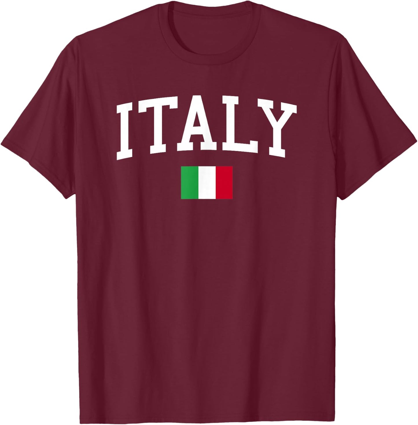 Drapeau Italien pour Homme, Femme, Enfant T-Shirt - T-Shirt | Maroon