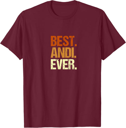 Men's ANDI Best ANDI Ever Name First Name Slogan , black, s