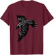 Crow Raven Norse Viking style Gift Vikings lover T-Shirt - T-Shirt | Maroon