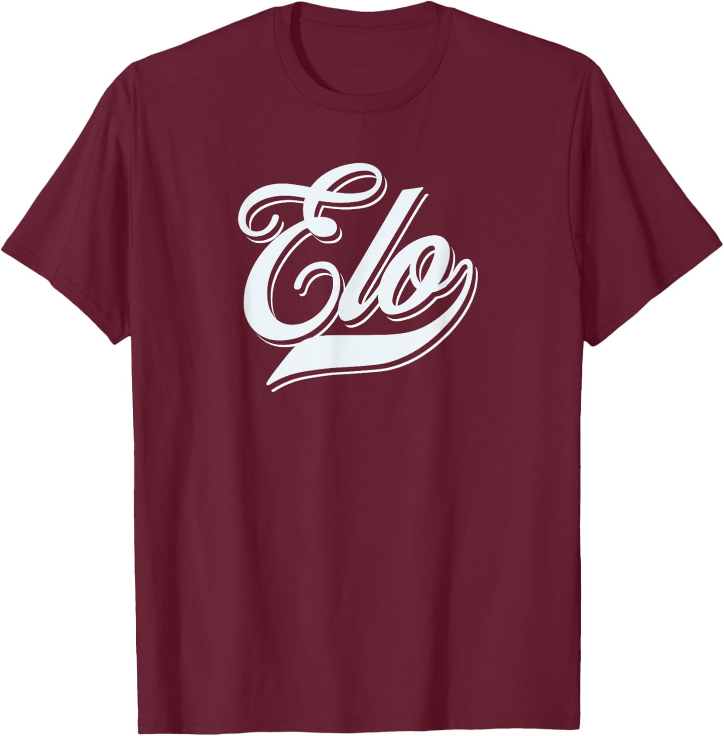 Man Boys Funny Gift Humour Name For Elo T-Shirt - T-Shirt | Maroon