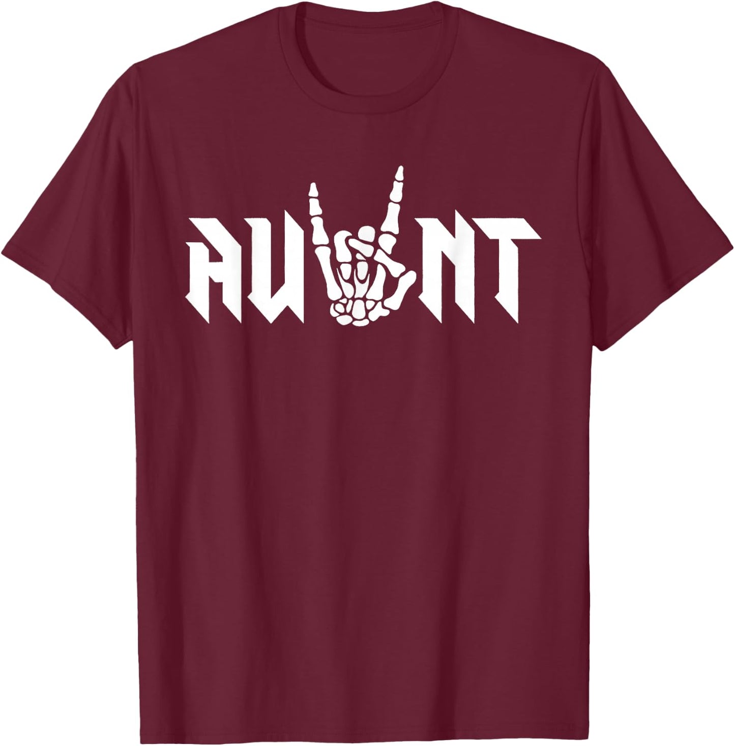 Aunt Of The Bad Two the Bone Birthday 2 Years Old Birthday T-Shirt - T-Shirt | Maroon