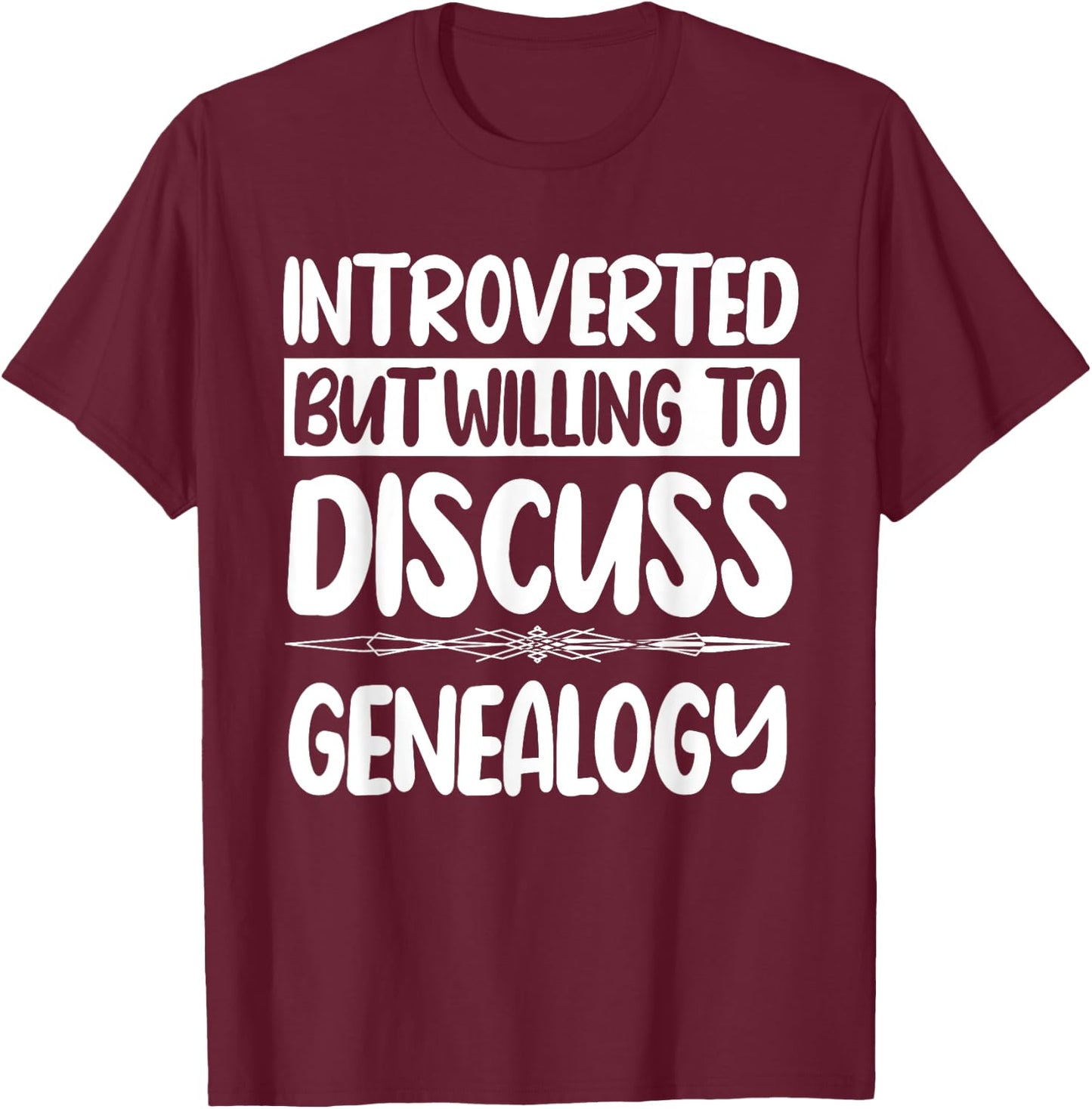 Genealogist Family Research Historian Lineage Genealogy Tree T-Shirt - T-Shirt | Maroon