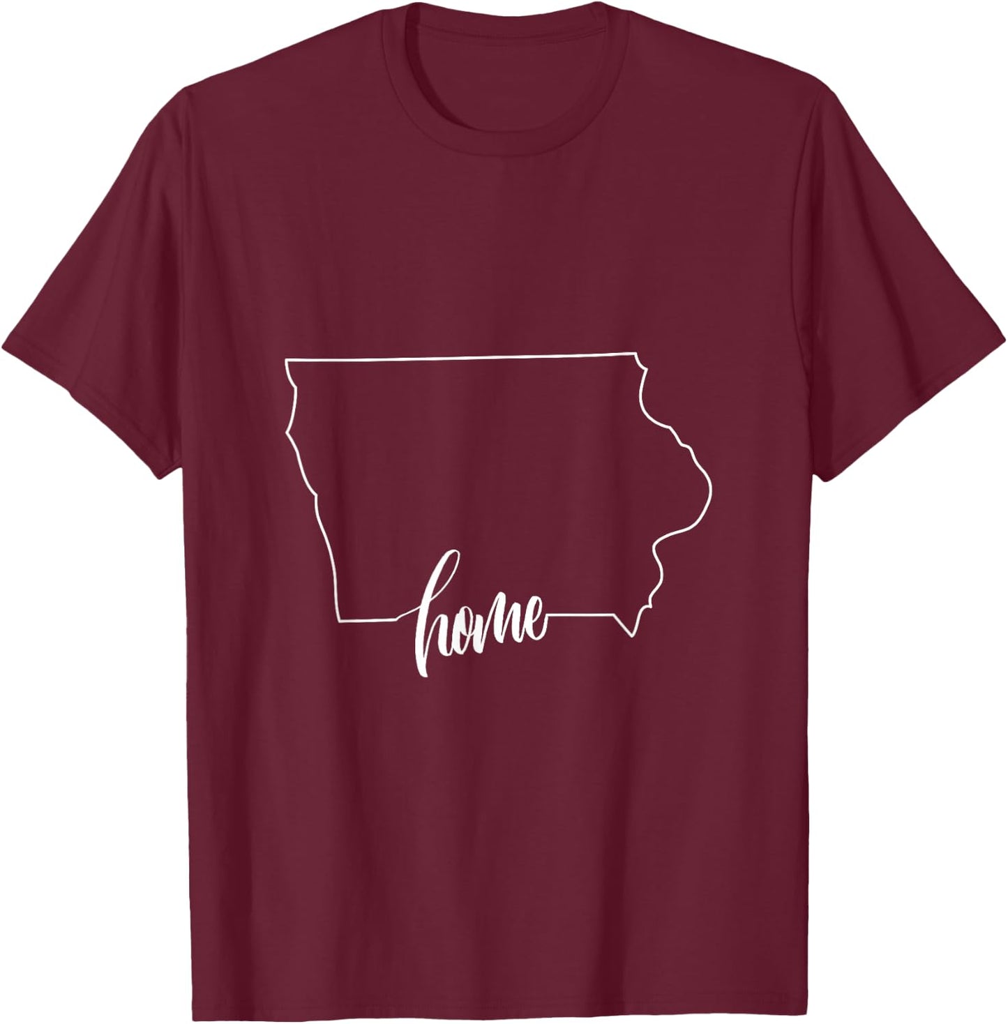 Iowa State Home Native Gift T-Shirt - T-Shirt | Maroon