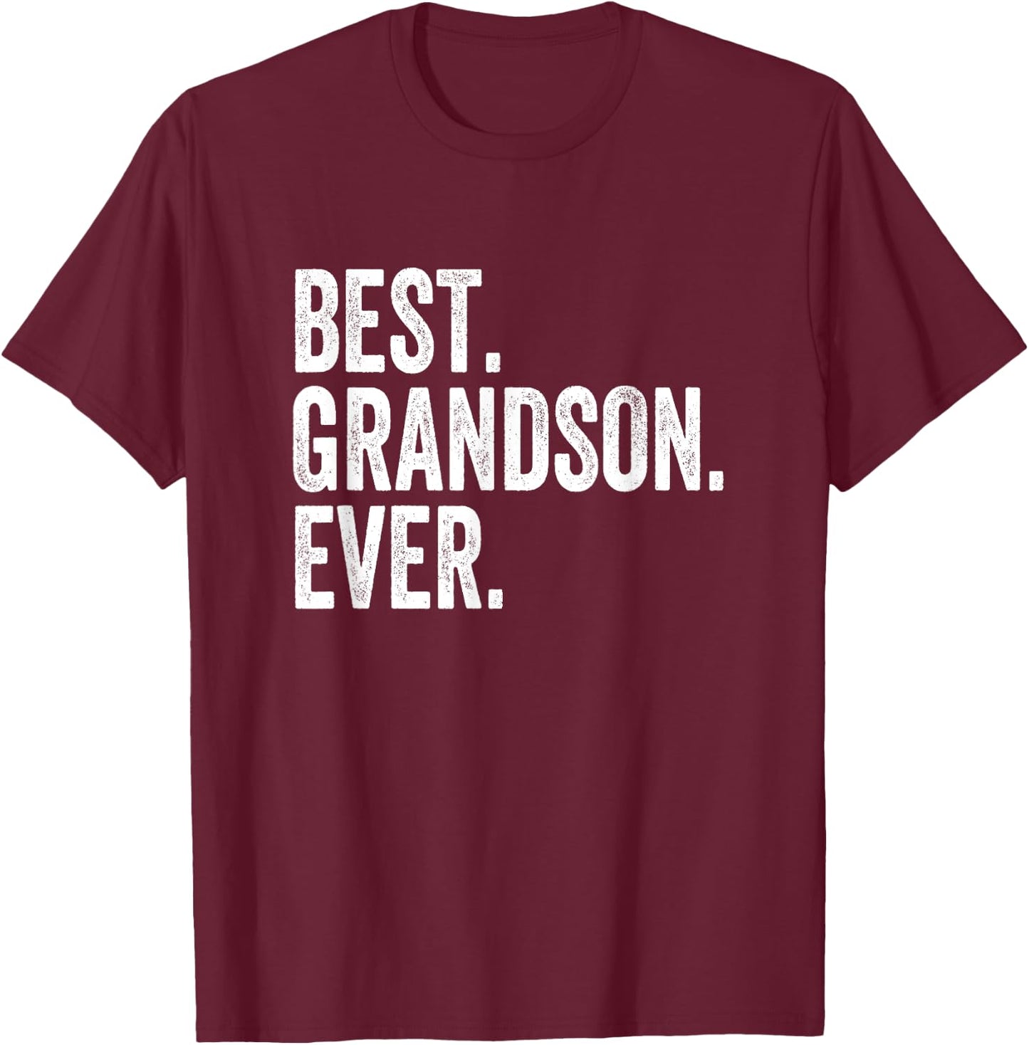 Best Grandson Ever T-Shirt - T-Shirt | Maroon