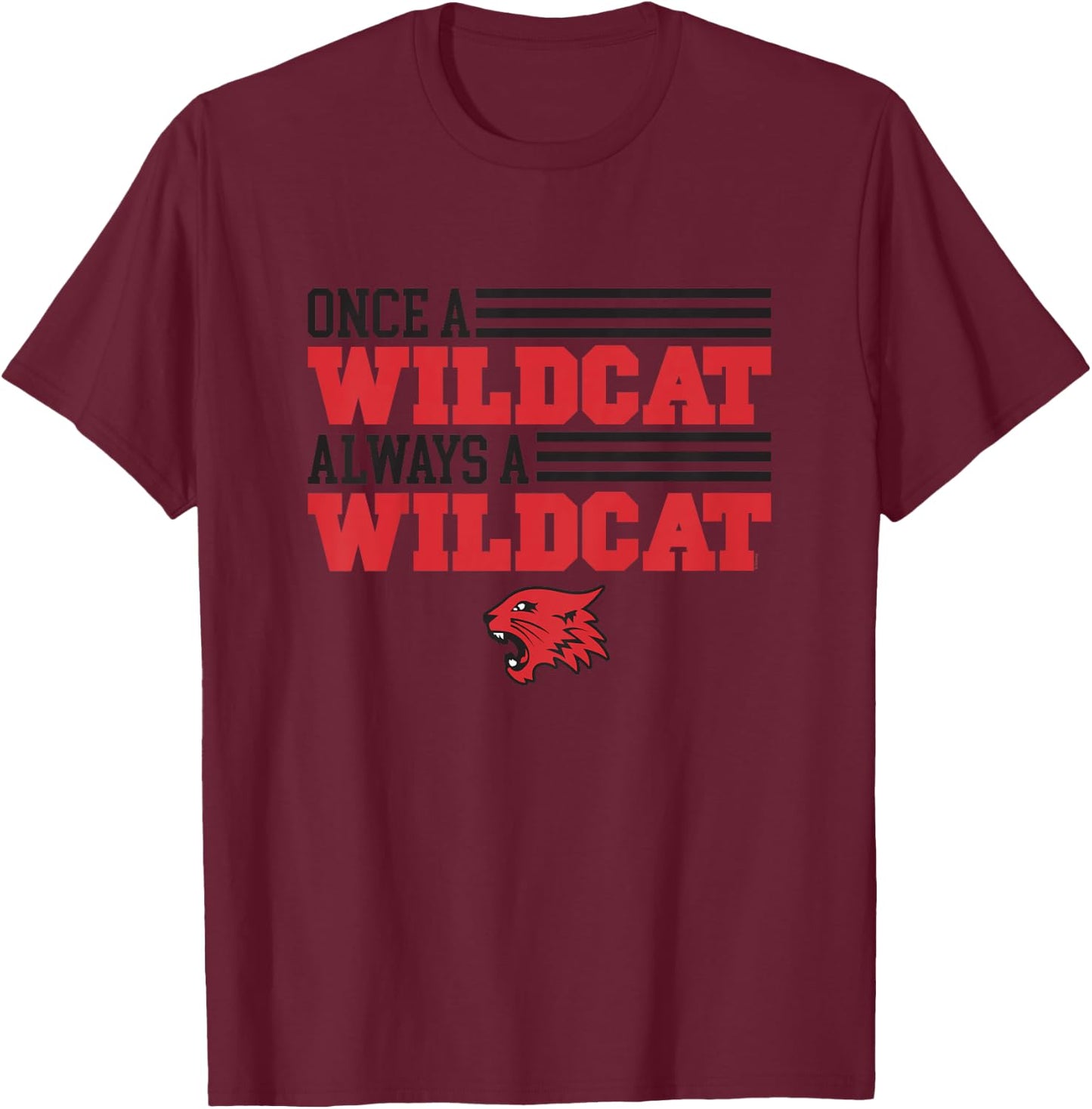 Children's High School Musical Once Wildcat Always , white, 2 T-Shirt - T-Shirt | Maroon