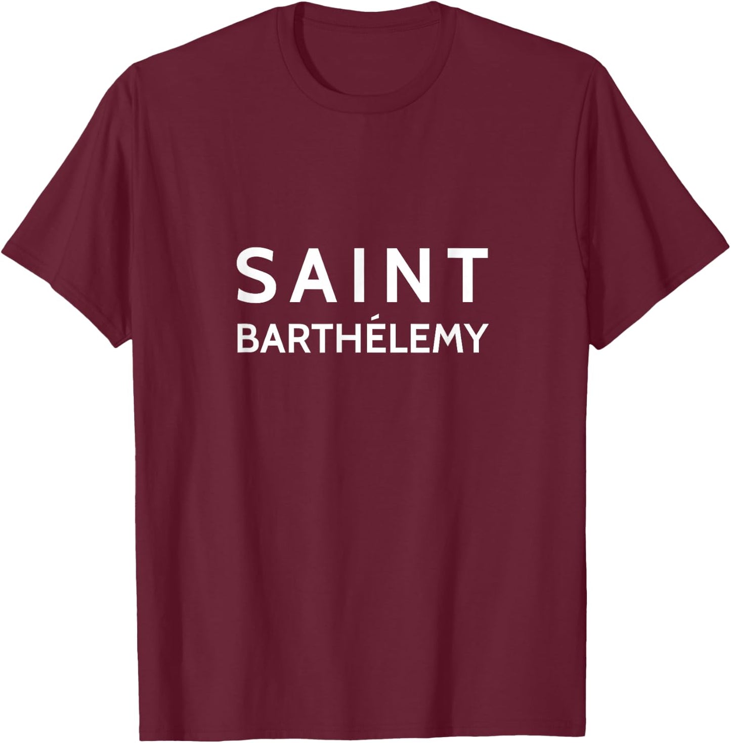 Saint-Barthlemy Karibikinsel St. Barths St. Barts T-Shirt - T-Shirt | Maroon