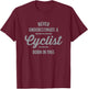 60 Year Old Cyclist Bike Rider Biking 1965 60th Birthday T-Shirt - T-Shirt | Maroon