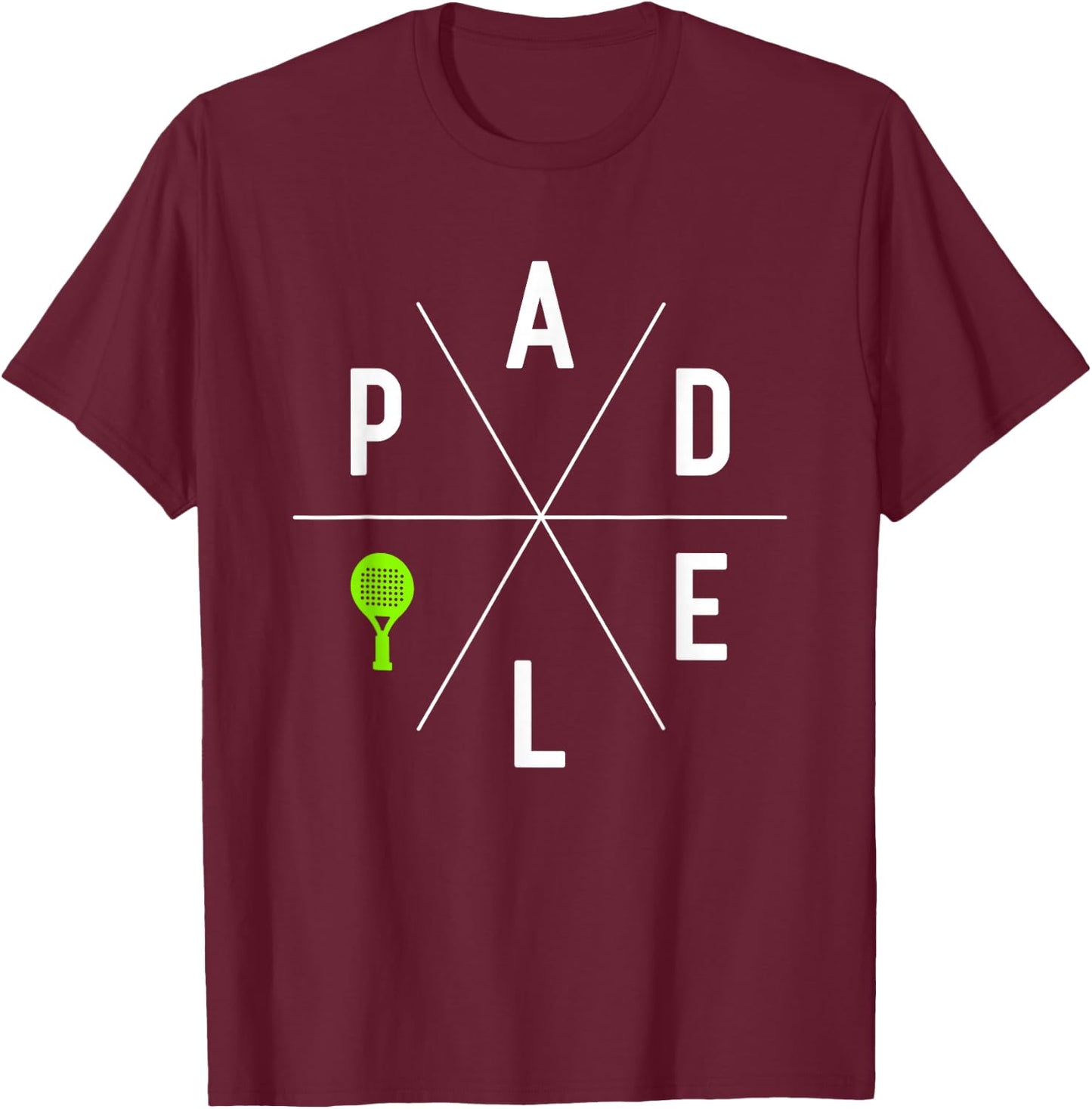Padel Player Padel Tennis Men's Children's Boys Paddle , black, s T-Shirt - T-Shirt | Maroon