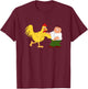 Family Guy Peter & Chicken Fighting T-Shirt - T-Shirt | Maroon