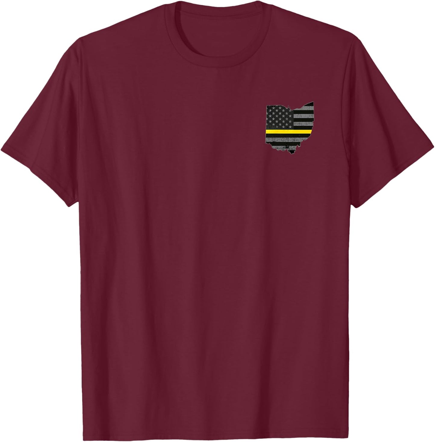 Ohio 911 Emergency Dispatcher Police Operator T-Shirt - T-Shirt | Maroon