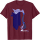 Disney and Pixar's Inside Out 2 Boredom Big Profile Costume , Black, S T-Shirt - T-Shirt | Maroon