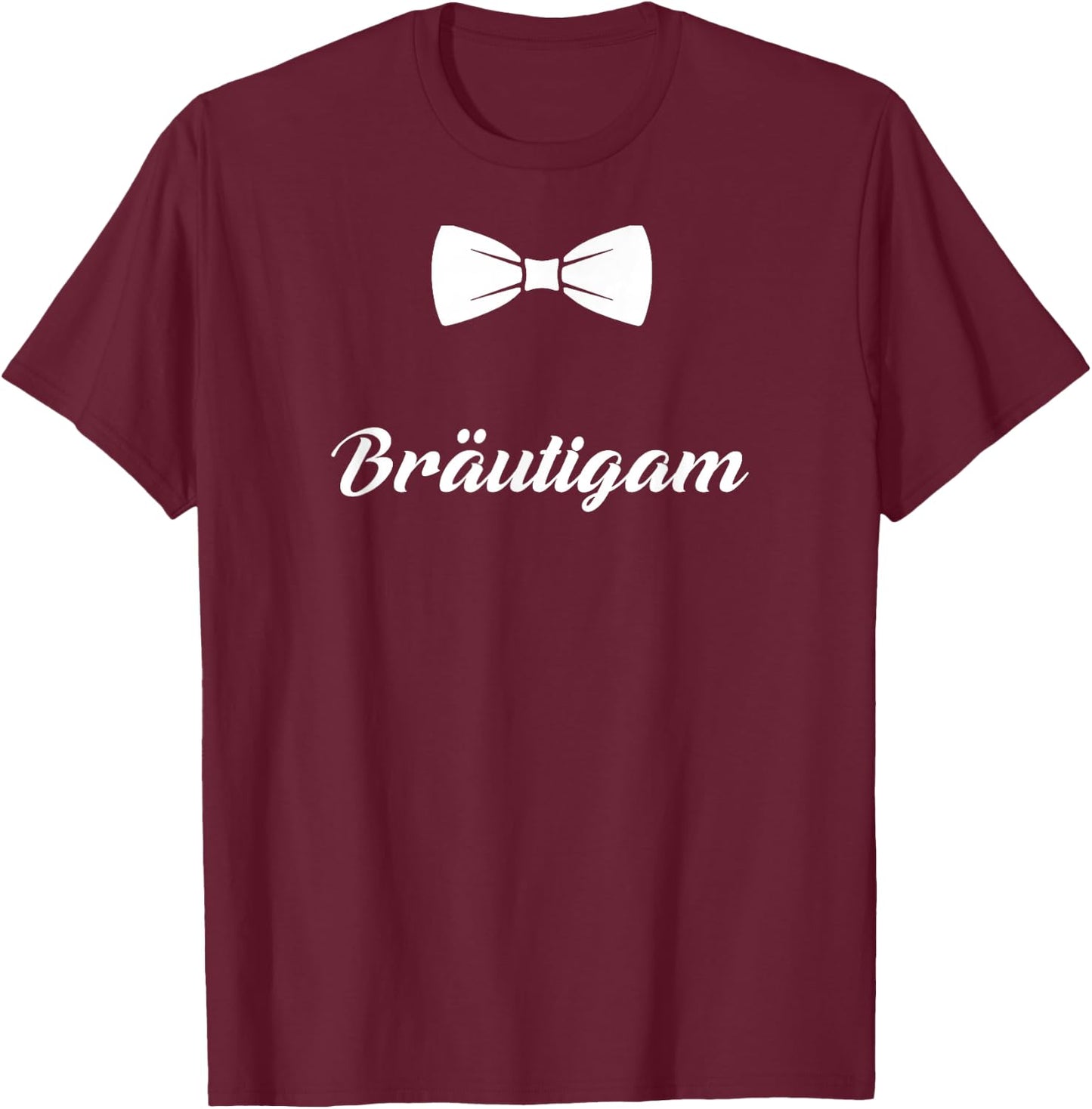 Hen Night Groom Hen Party , black T-Shirt - T-Shirt | Maroon