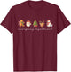 Emergency Department Christmas ED Tech Nurse Merry Xmas T-Shirt - T-Shirt | Maroon