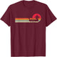 Dragon boat racing retro banner race paddling design T-Shirt - T-Shirt | Maroon