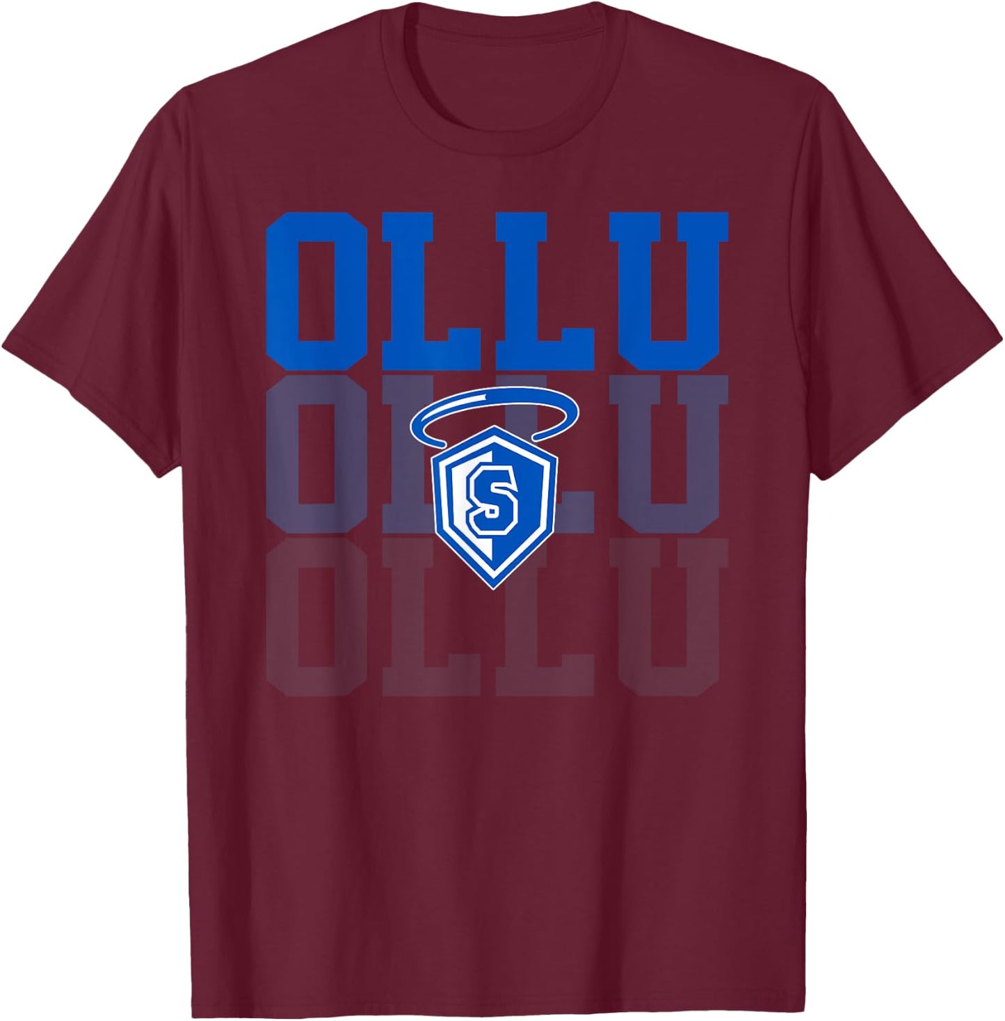 Our Lady of the Lake University Retro Vintage Sports T-Shirt - T-Shirt | Maroon