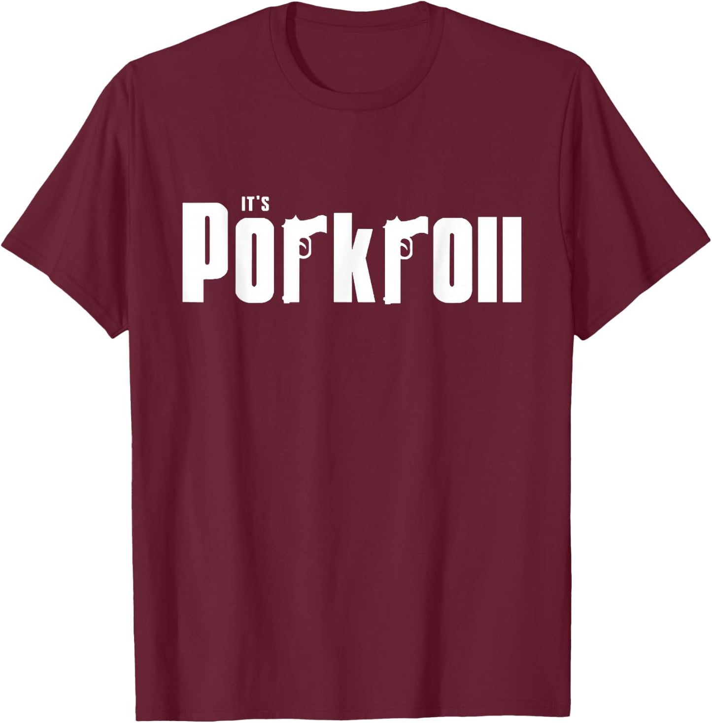 Taylorham Pig Roll It's New Jersey T-Shirt - T-Shirt | Maroon