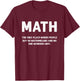 Math The Only Place There People Buy 69 Watermelons Math T-Shirt - T-Shirt | Maroon