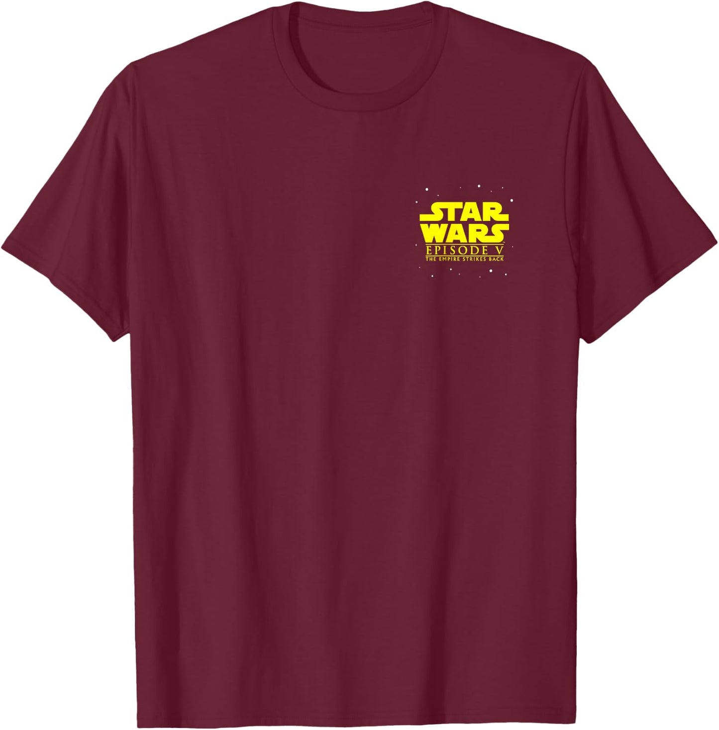 Star Wars - Never Tell Me The Odds Millennium Falcon T-Shirt - T-Shirt | Maroon