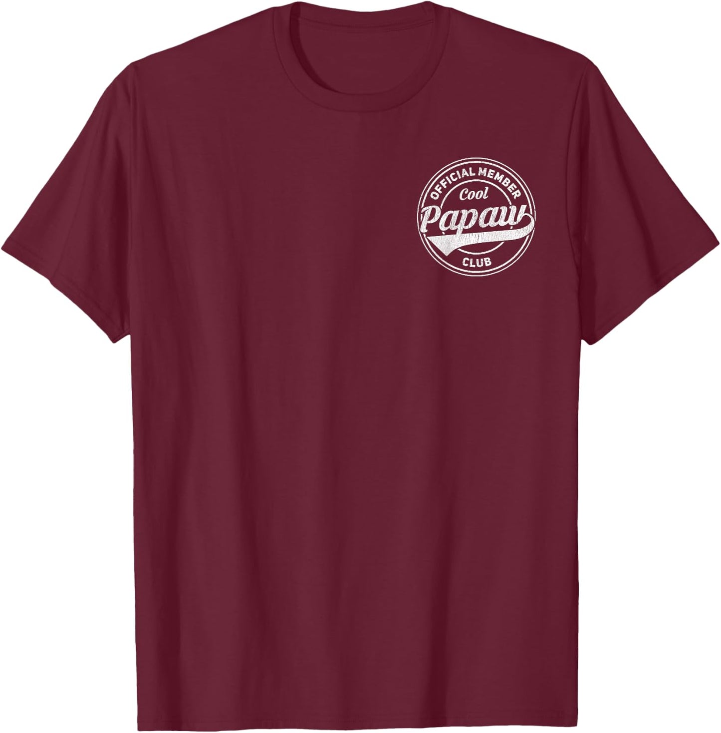 Official Member Cool Papaw Club T-Shirt - T-Shirt | Maroon
