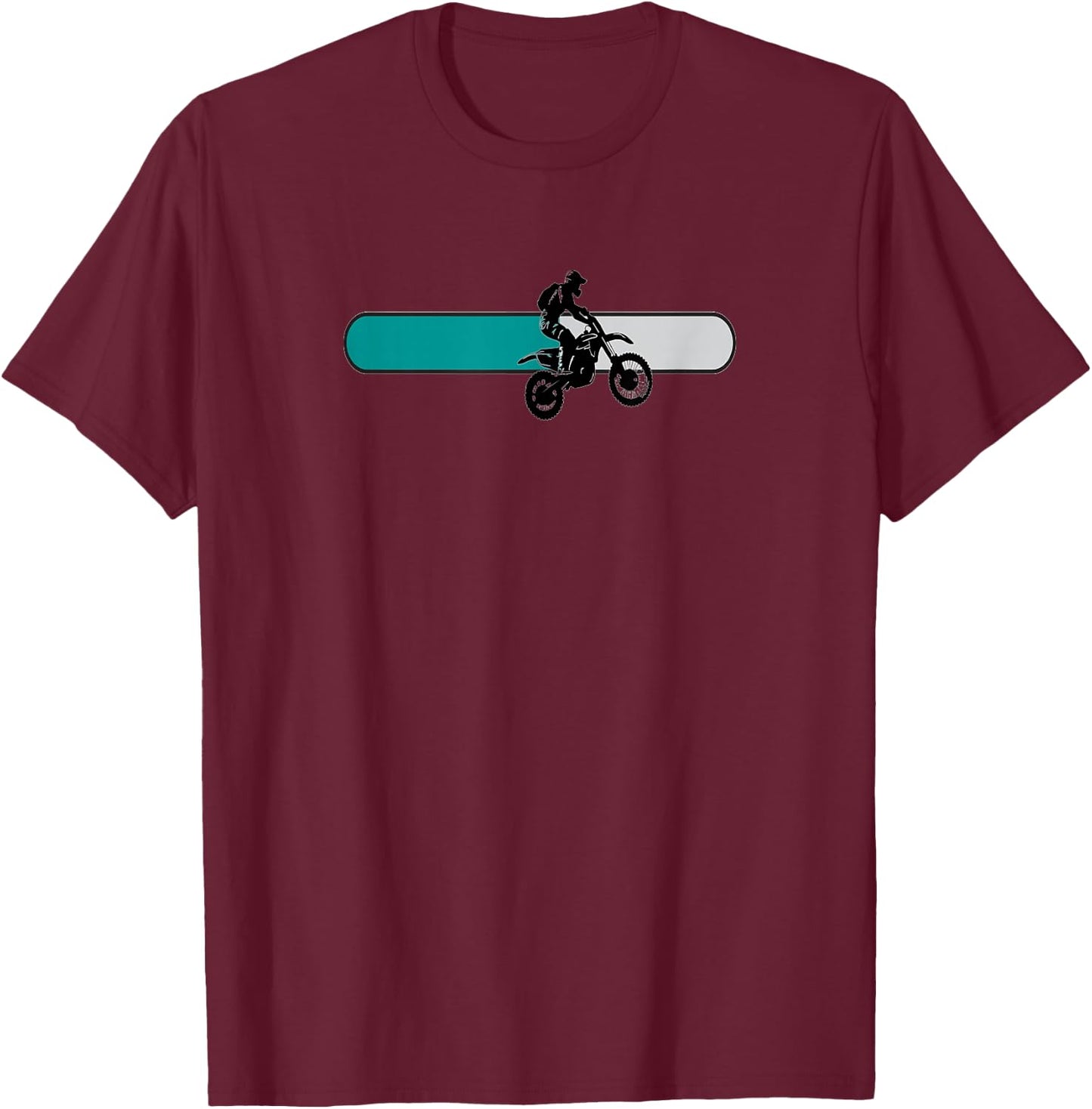 Motocross dirt bike loading apparel T-Shirt - T-Shirt | Maroon