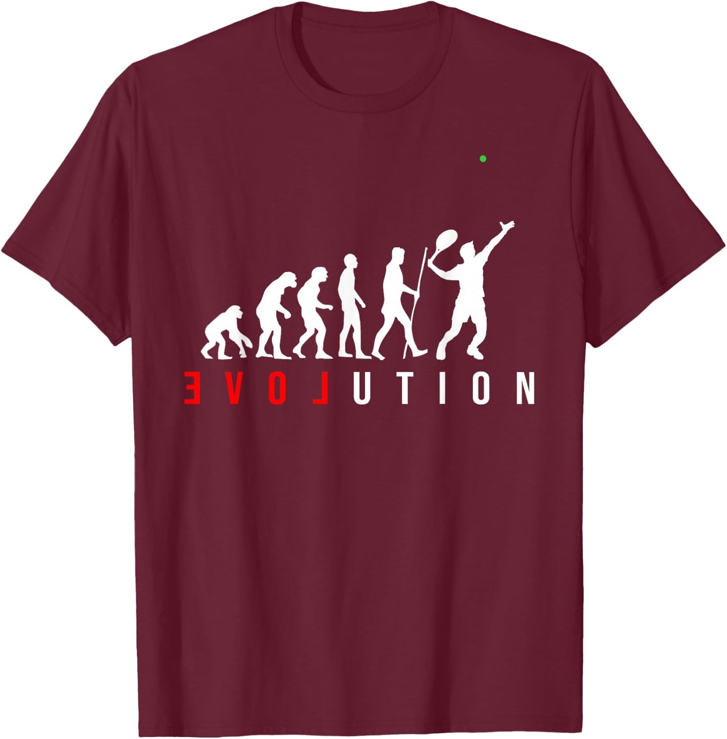 Tennis Evolution T-Shirt - T-Shirt | Maroon