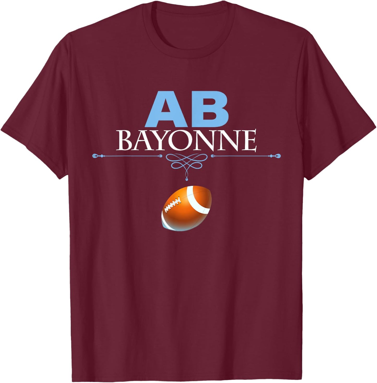 Pride Rugby AB Bayonnais Supporter Man Woman Child , Black, S T-Shirt - T-Shirt | Maroon