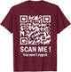 Trump Dance Troll QR Funny President Trump Dance Code Back T-Shirt - T-Shirt | Maroon
