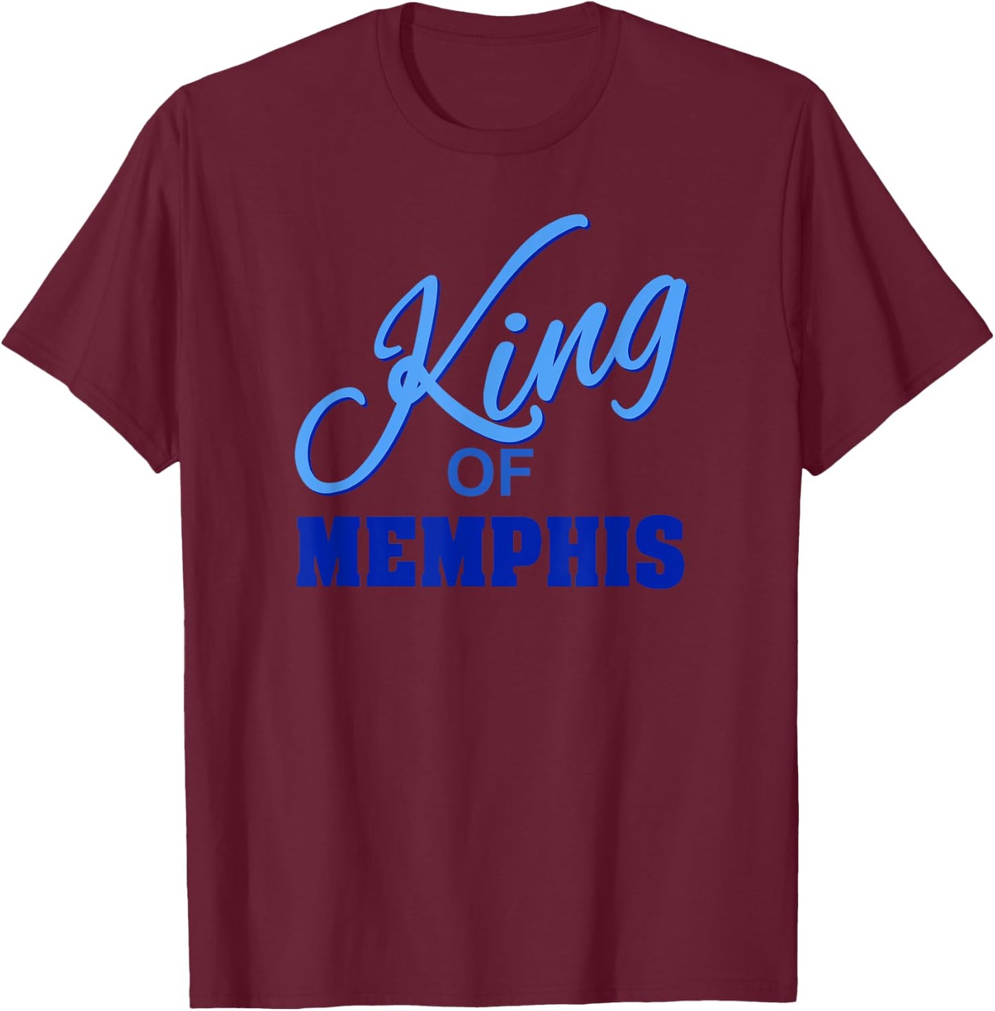 King Of Memphis LONG LIVE DOLPH T-Shirt - T-Shirt | Maroon