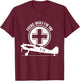 Focke Wulf FW 190 Luftwaffe Warbird Fighter Aircraft Gift T-Shirt - T-Shirt | Maroon