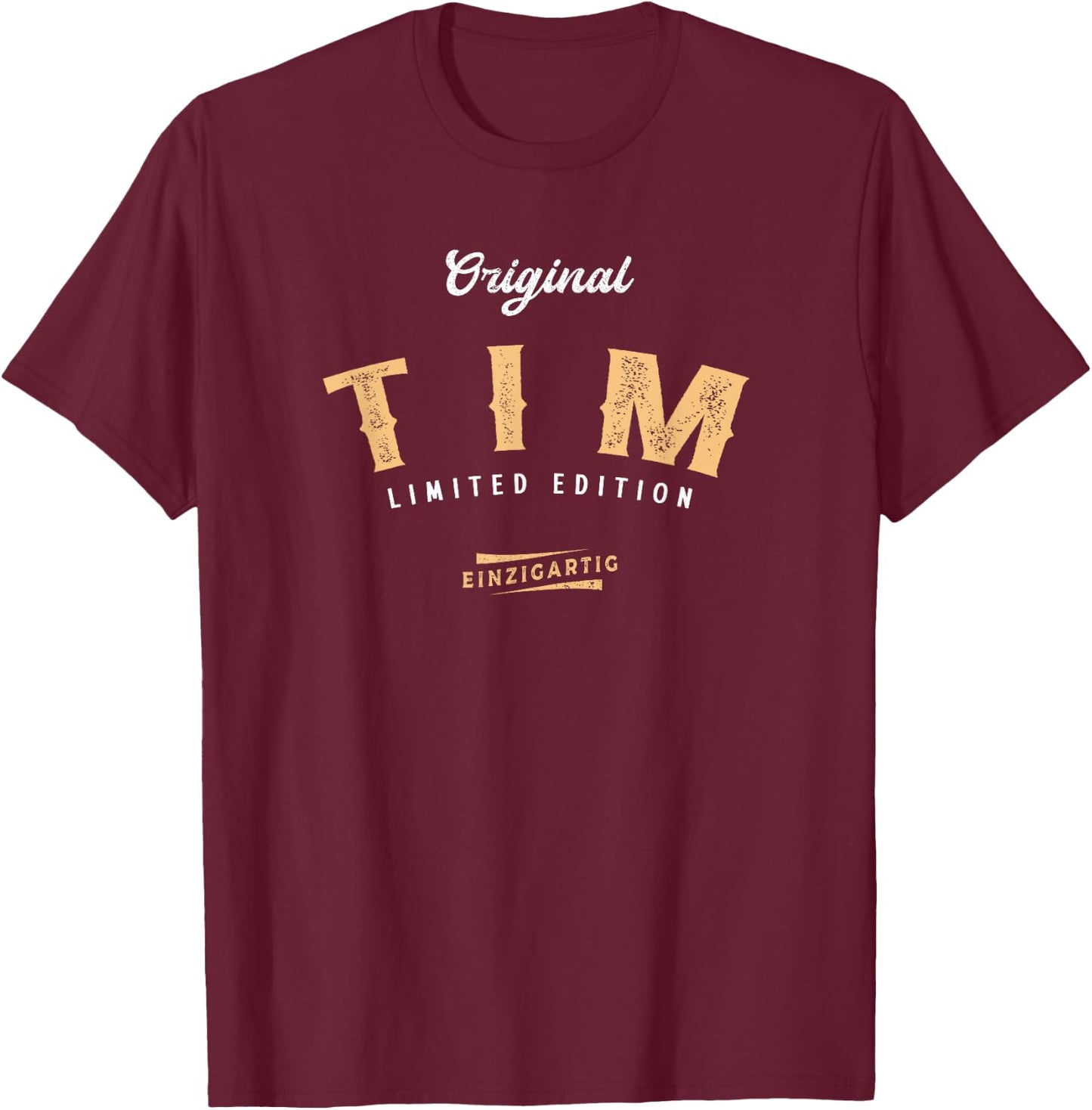 Tim Limited Edition , black, s T-Shirt - T-Shirt | Maroon