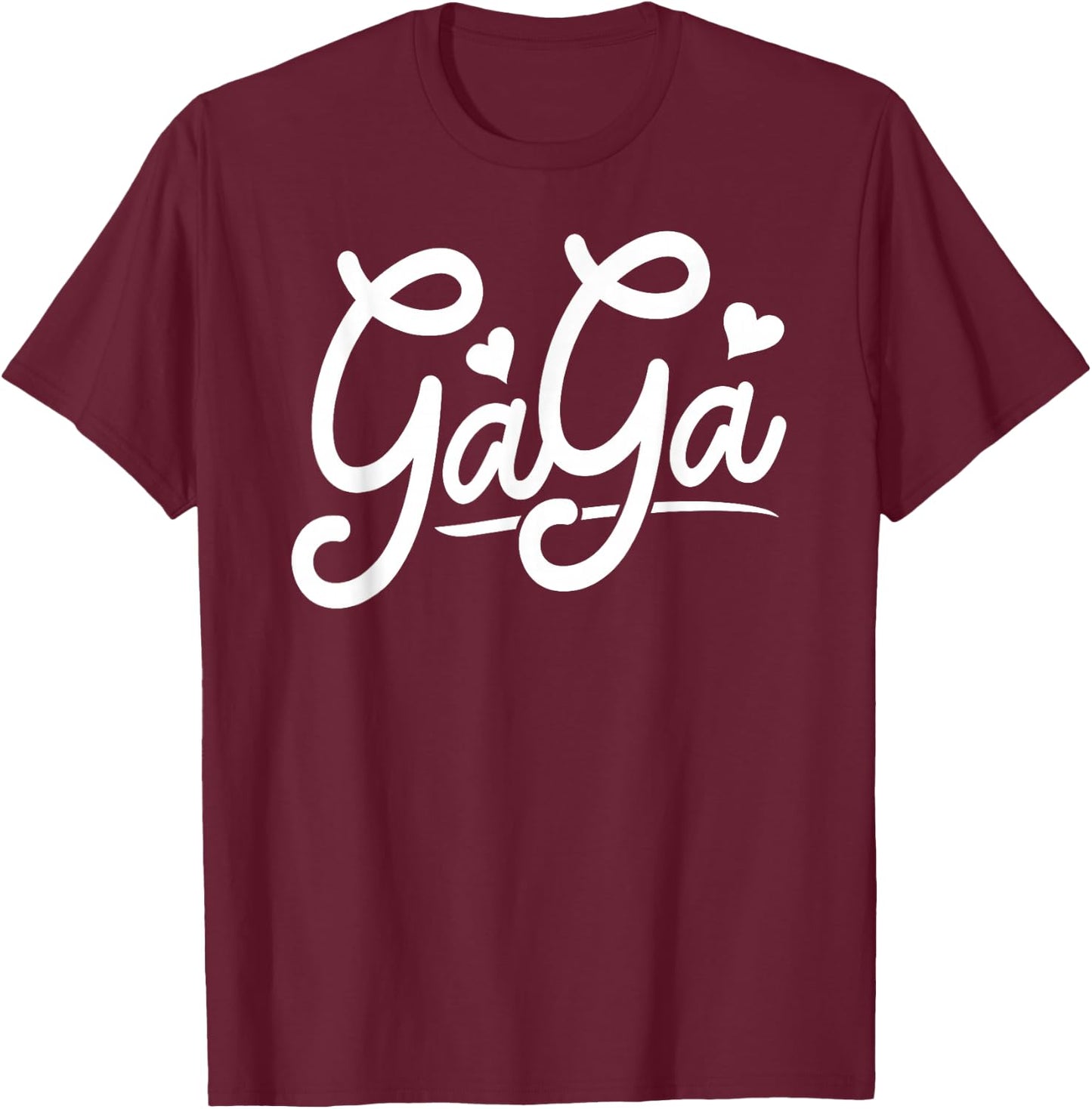 Gaga Gifts from Grandchildren Gaga Shirts Gaga T-Shirt - T-Shirt | Maroon