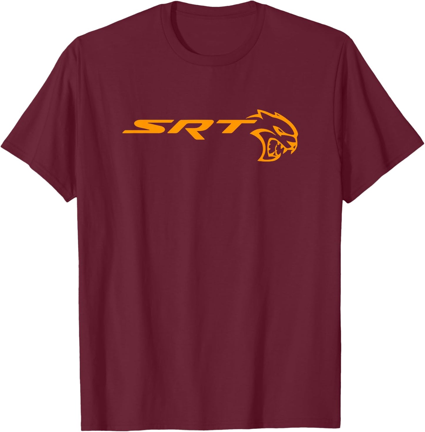Dodge SRT Hellcat Orange , Black, S T-Shirt - T-Shirt | Maroon